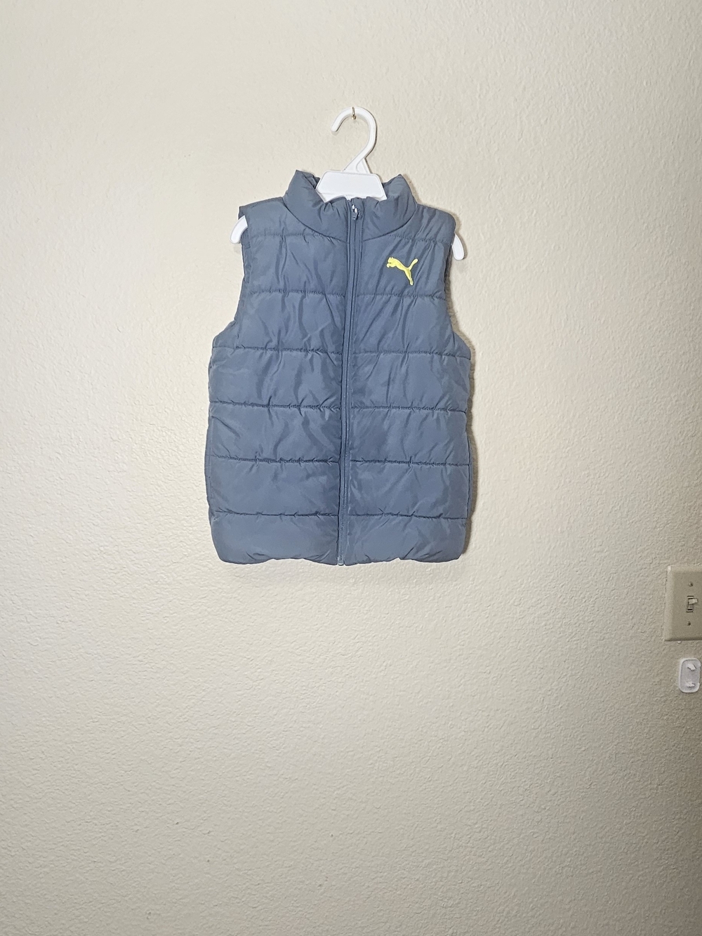 Puma Kids Blue Puffer Vest